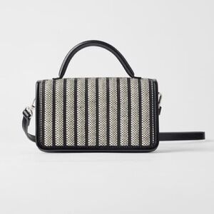 Zara fabric crossbody bag